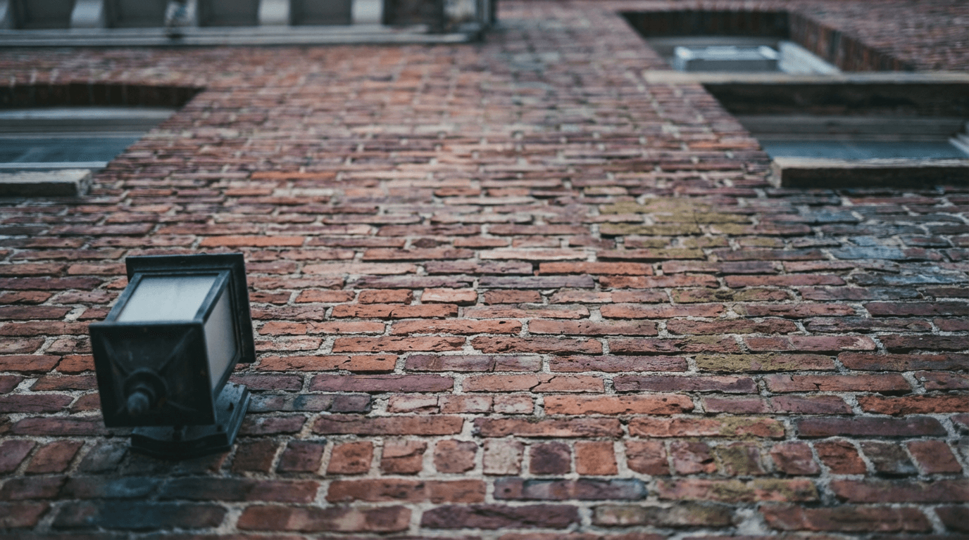 Well-maintained exterior of a brick building in Toronto