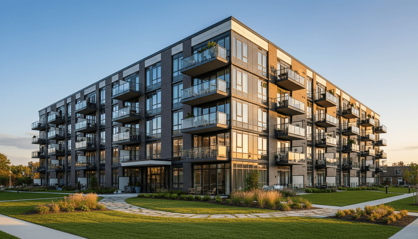 Well-maintained residential property exterior